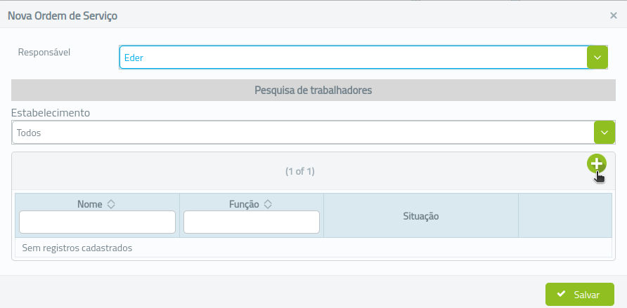 Como emitir Ordem de Serviço e Coletar Assinaturas
